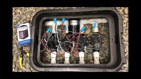 sprinkler controller in junction box